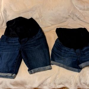 Isabel Maternity jean shorts size 4